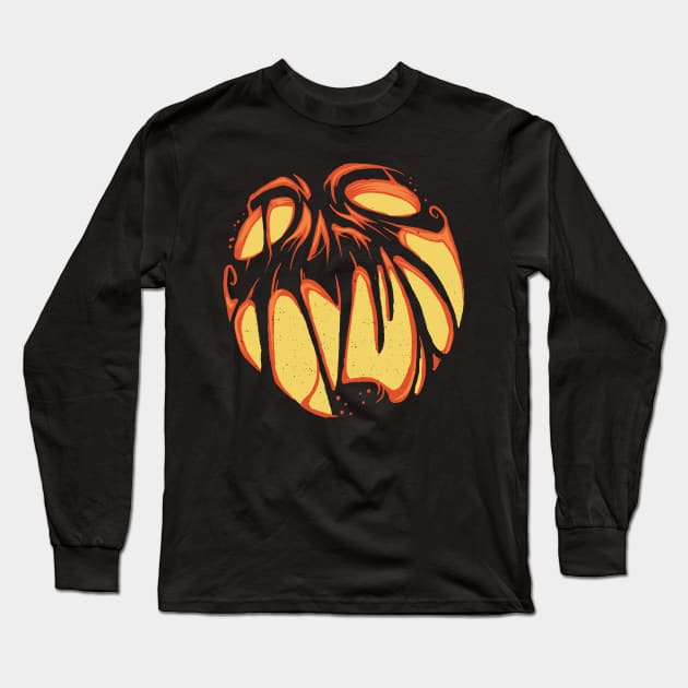 Jack o' Lantern Everyday is Halloween T-Shirt Long Sleeve T-Shirt by 2P-Design